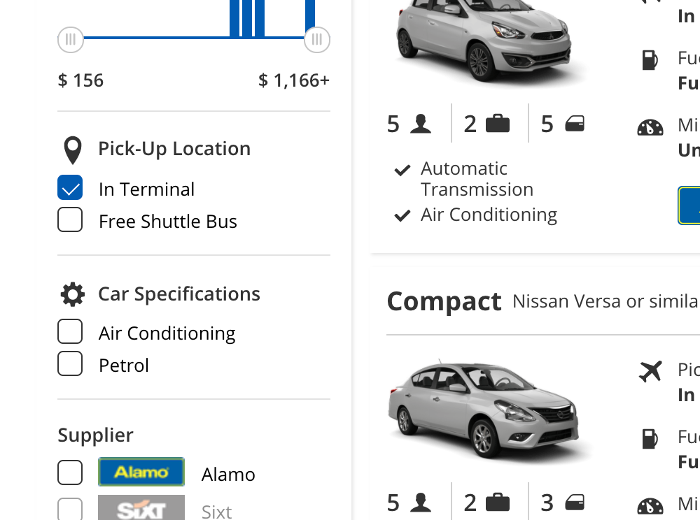 san car rental return