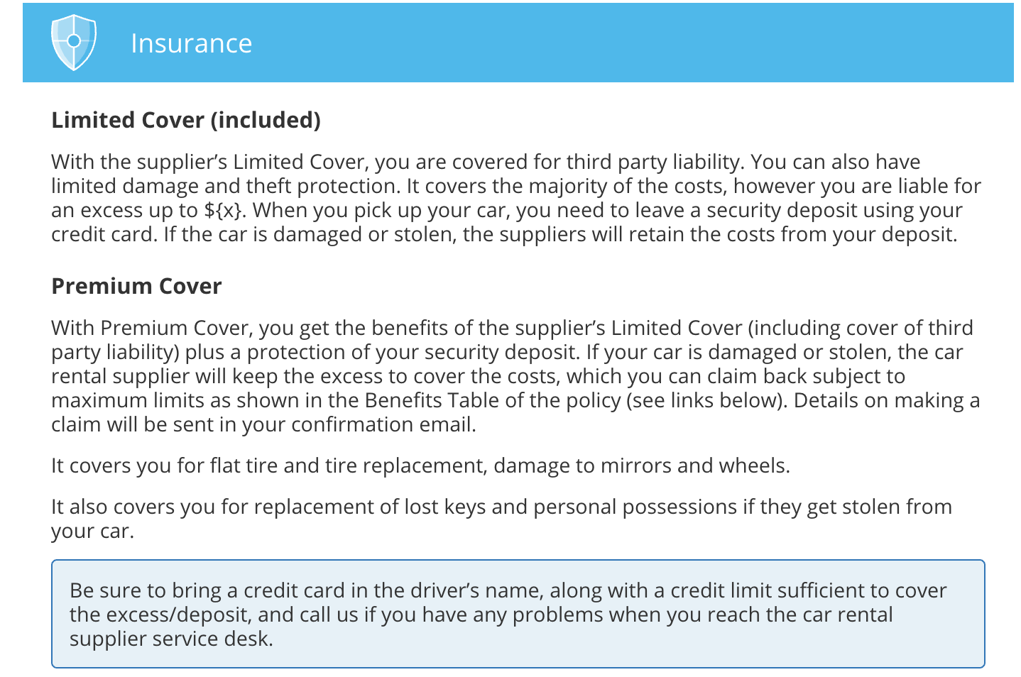 Zero Excess Insurance online Alpha Car Hire